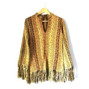 Vintage 1970’s Festival Jacket with Fringe EUC